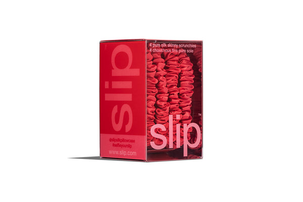 Back to School Red Skinny Scrunchies