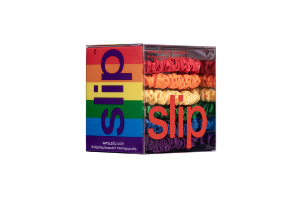 Rainbow Skinny Scrunchies