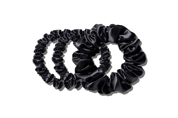 Back to Basics Black Midi/Large Scrunchie Set
