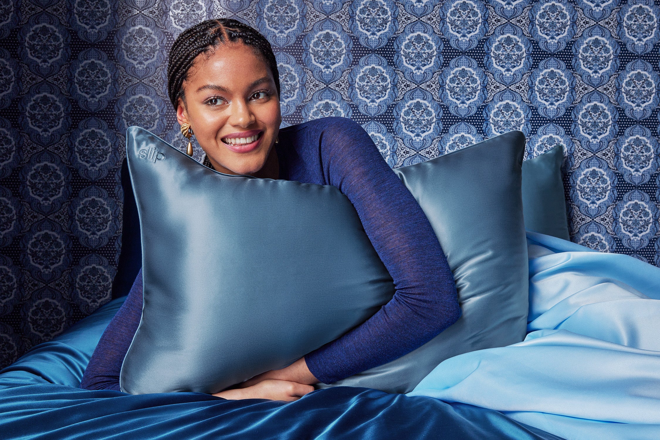 SLIP PURE SILK PILLOWCASE - BAY - QUEEN - ZIPPERED – Slip CA