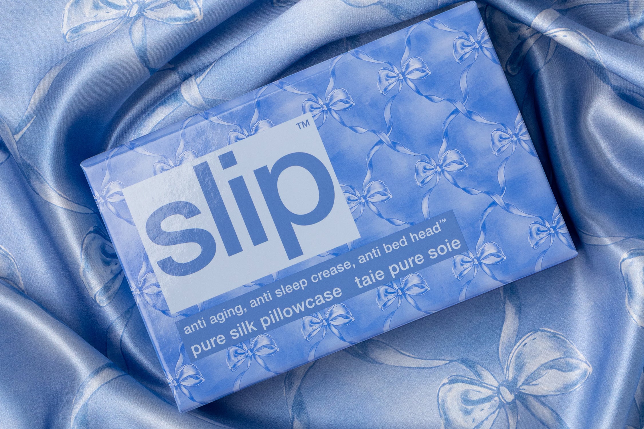 SLIP PURE SILK PILLOWCASE - BLUEBELLE - QUEEN - ZIPPERED – Slip CA