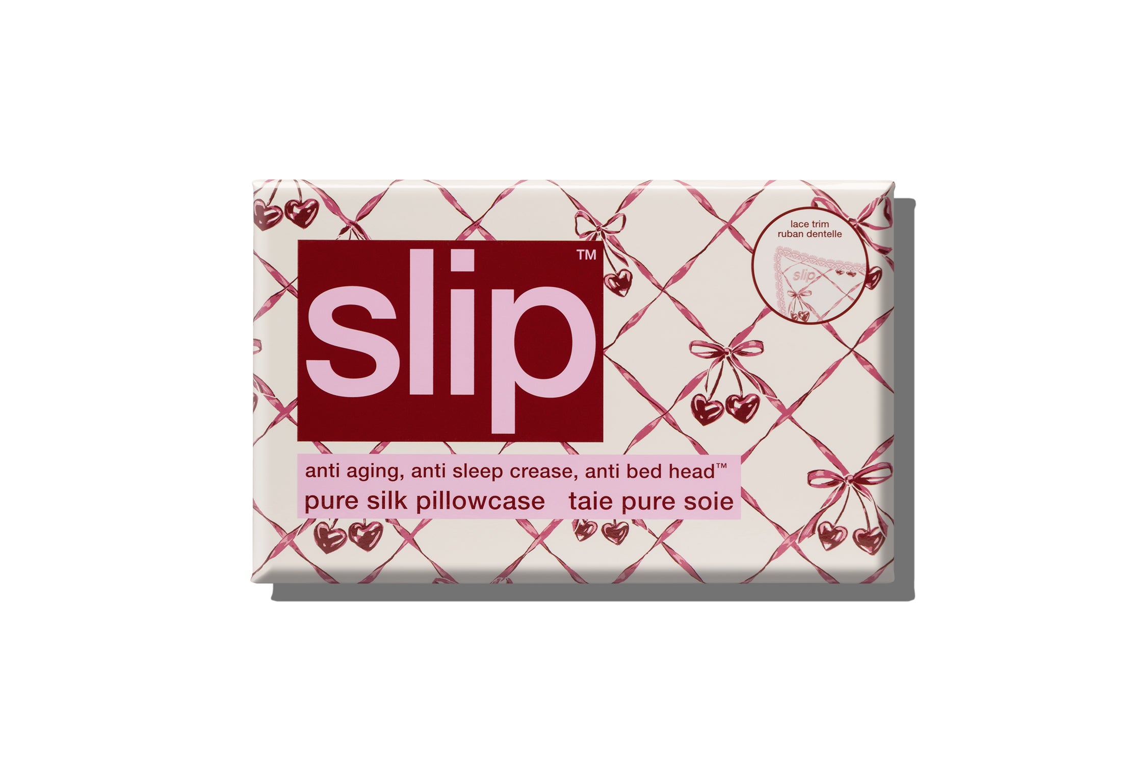 SLIP PURE SILK PILLOWCASE - SWEET CHERRY - QUEEN - ZIPPERED – Slip CA