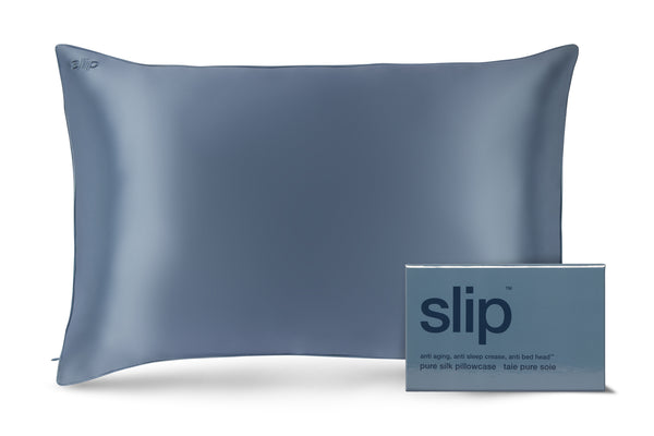 SLIP PURE SILK PILLOWCASE - BAY - QUEEN - ZIPPERED – Slip CA