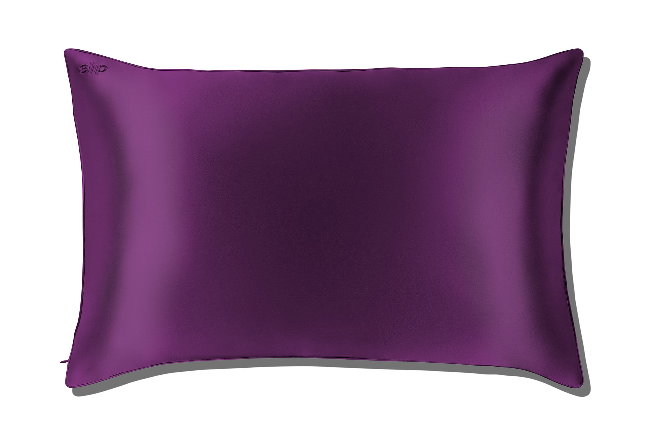 SLIP PURE SILK PILLOWCASE - GRAPE - QUEEN - ZIPPERED – Slip CA