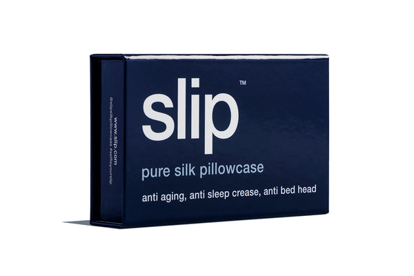 Navy Pure Mulberry Silk Pillowcase, Queen & King