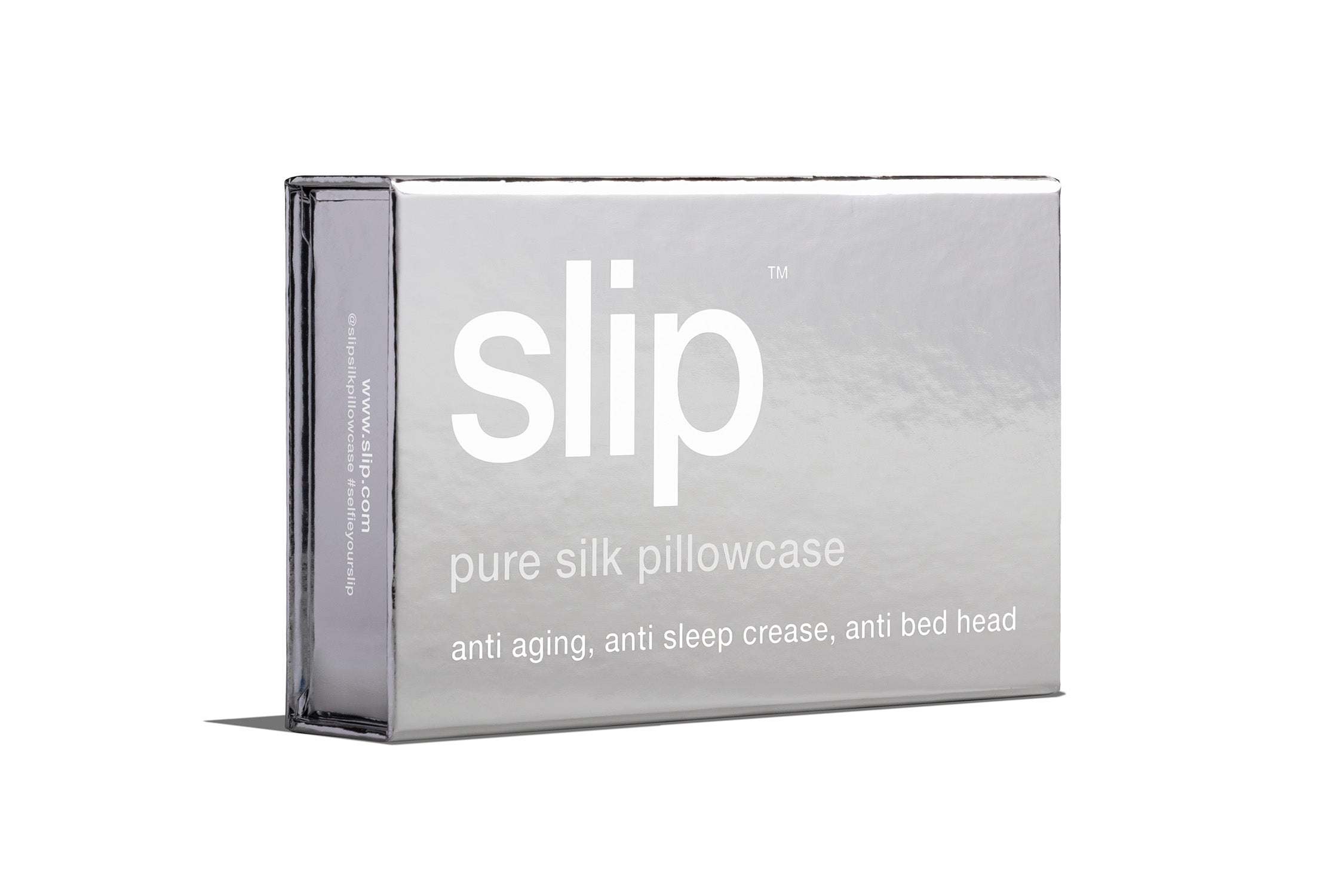 slip pure silk pillowcase silver シルク枕ケース Silver Queen Zippered Pillowcase – Slip CA